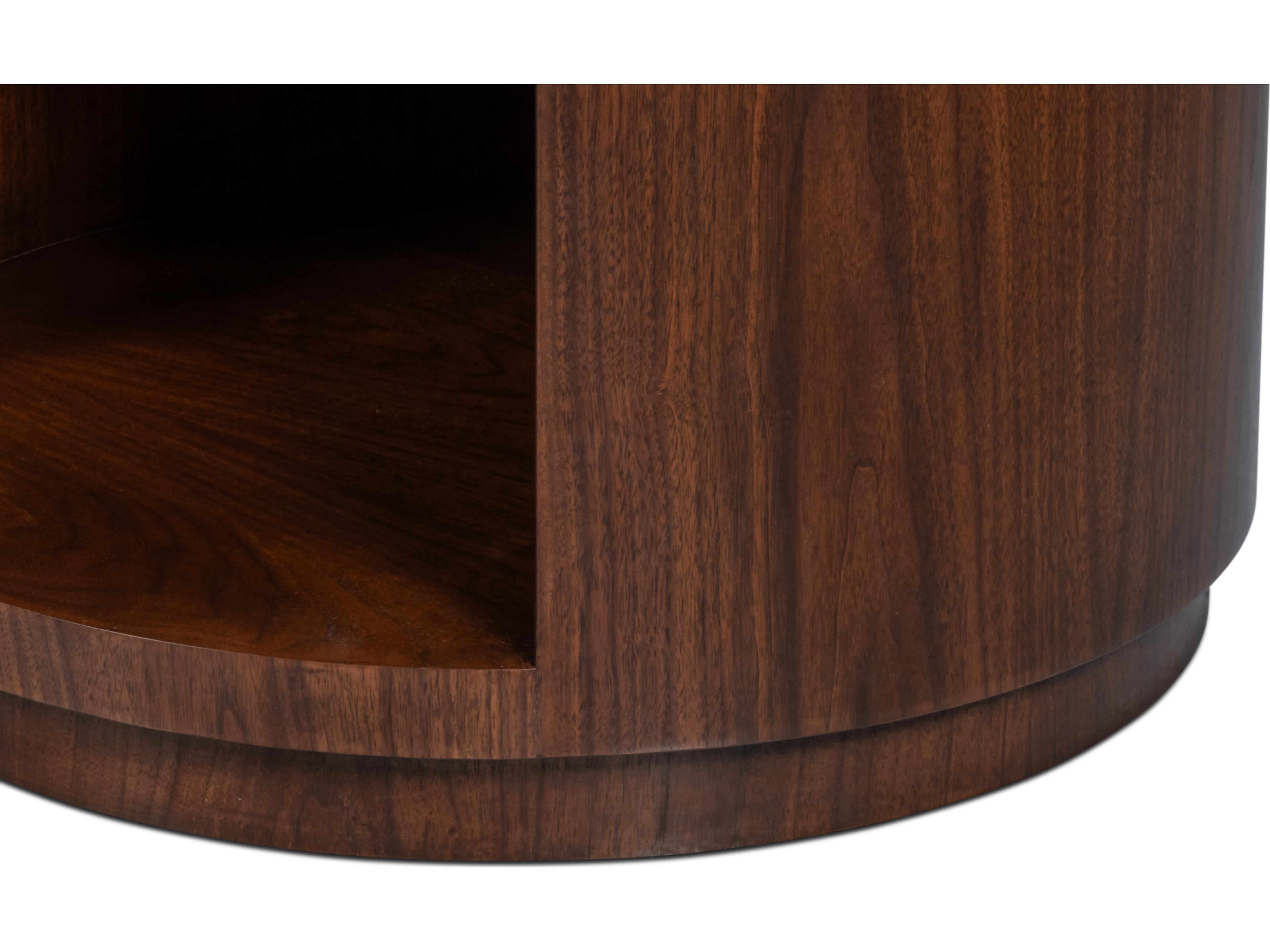 Sarreid Ltd Vero Round Wood End Table