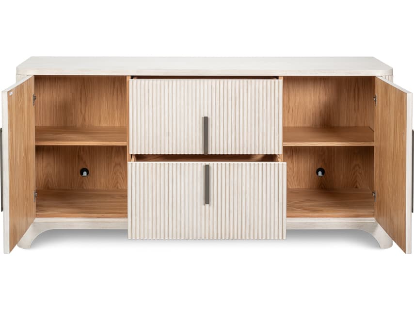 Sarreid Ltd Topsail 76" Oak Wood Sideboard