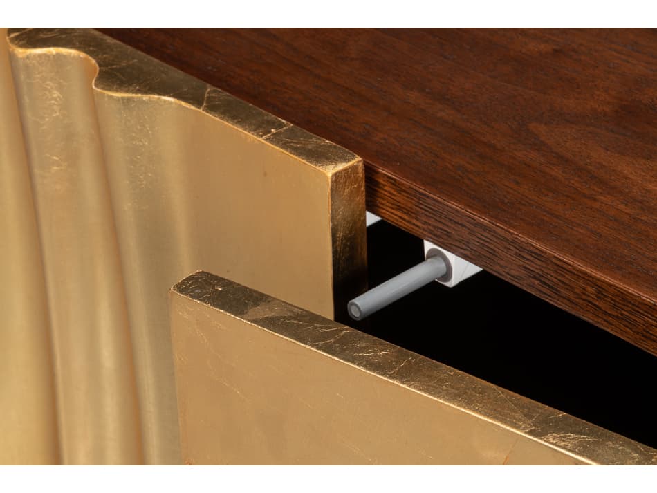 Sarreid Ltd Capriole 86" Walnut Wood Sideboard