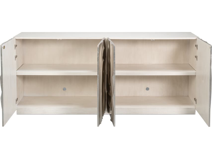 Sarreid Ltd Capriole 86" Ash Wood Sideboard