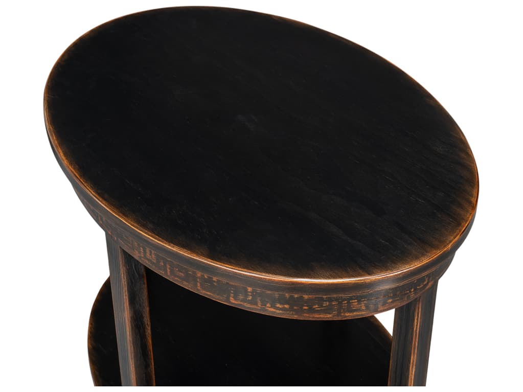 Sarreid Ltd Golden Oval Wood End Table