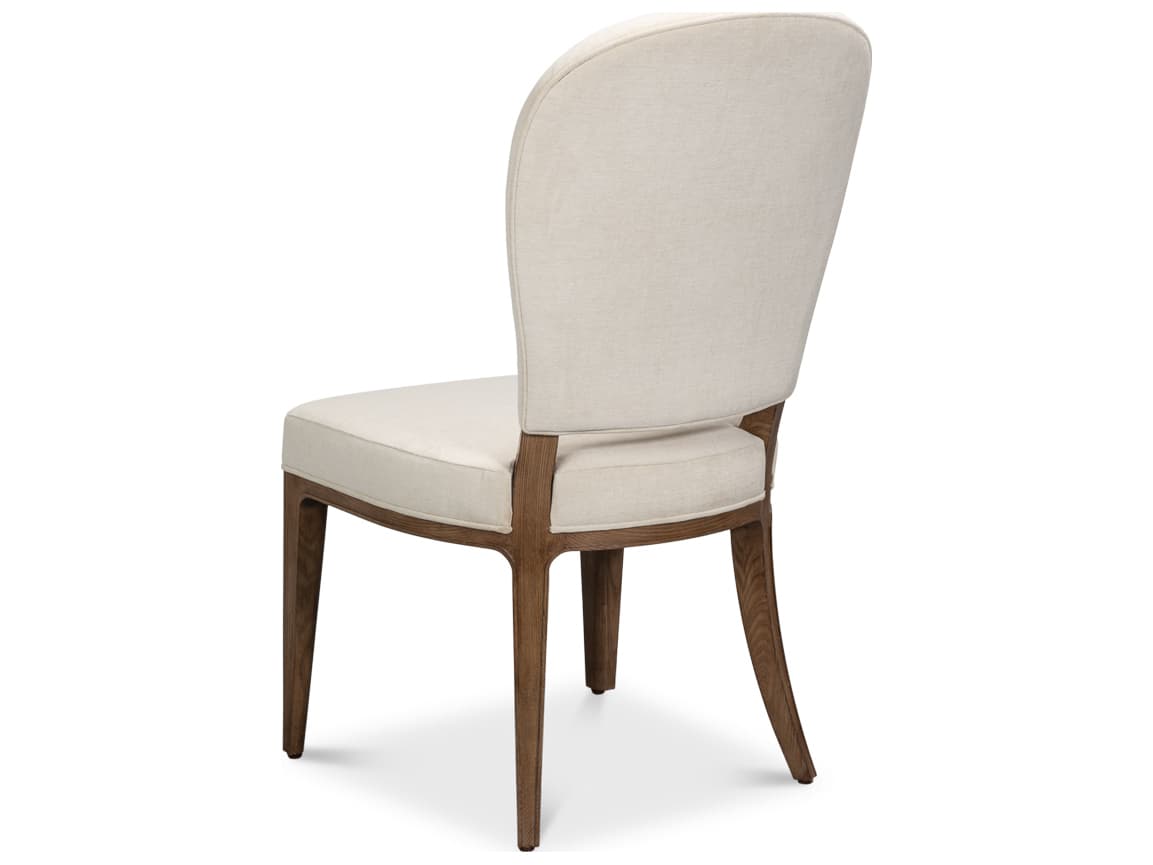Sarreid Ltd Caro White Upholstered Armless Dining Chair