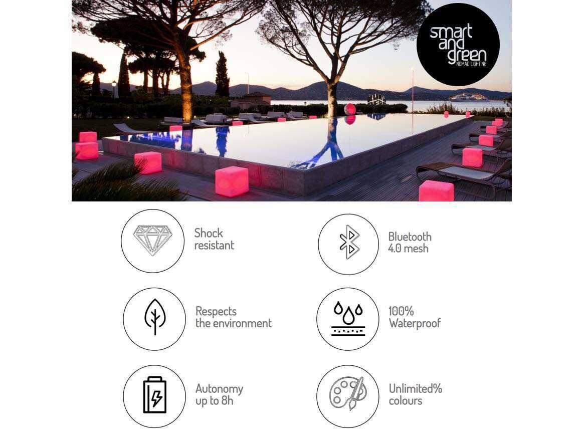 Smart & Green Original Flatball-XL Bluetooth Outdoor LED Light