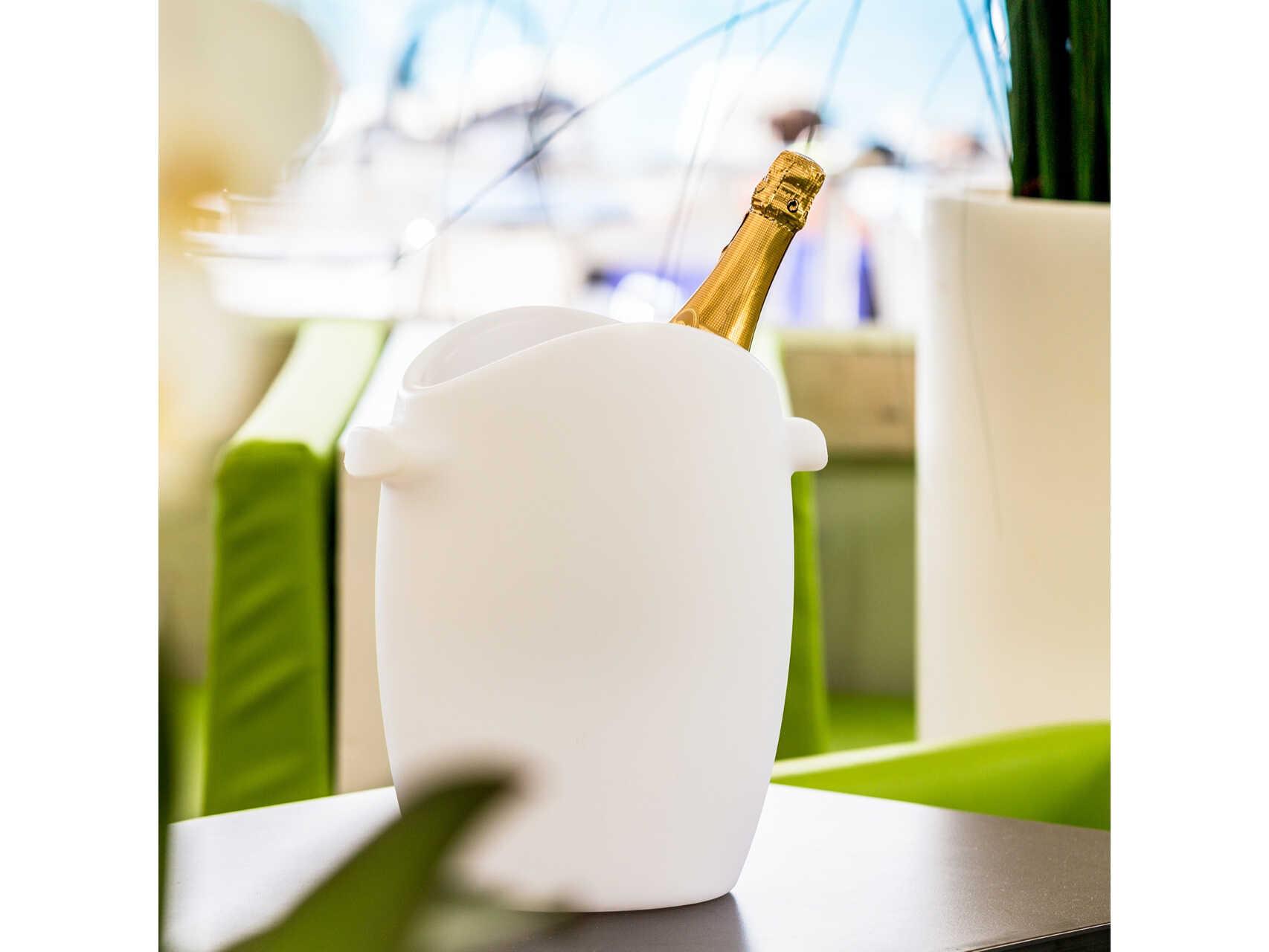 Smart & Green Original Fresh Bluetooth Outdoor LED Light Champagne Cooler