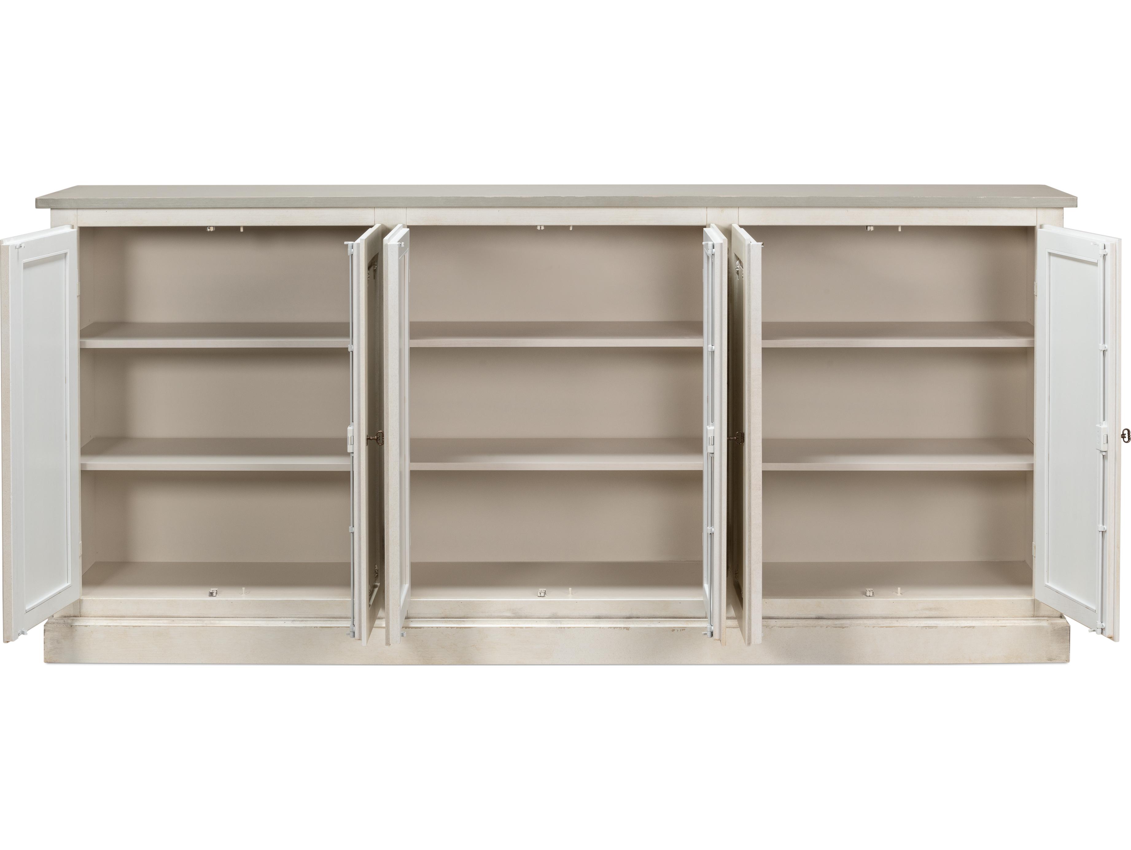 Sarreid Ltd Bellagio Sideboard 96" White Grey