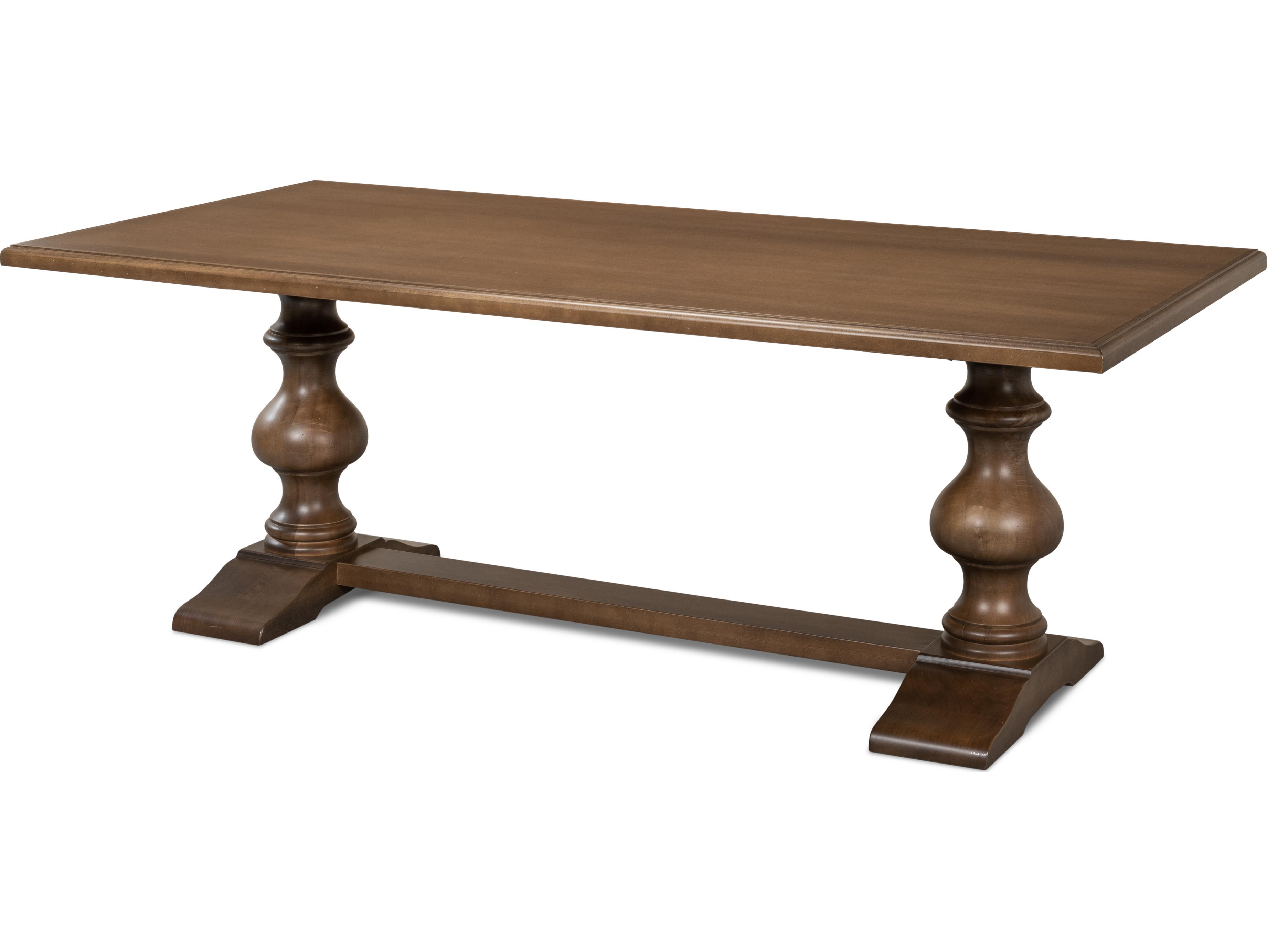 Sarreid Ltd Lionisio Trestle Table Driftwood Finish