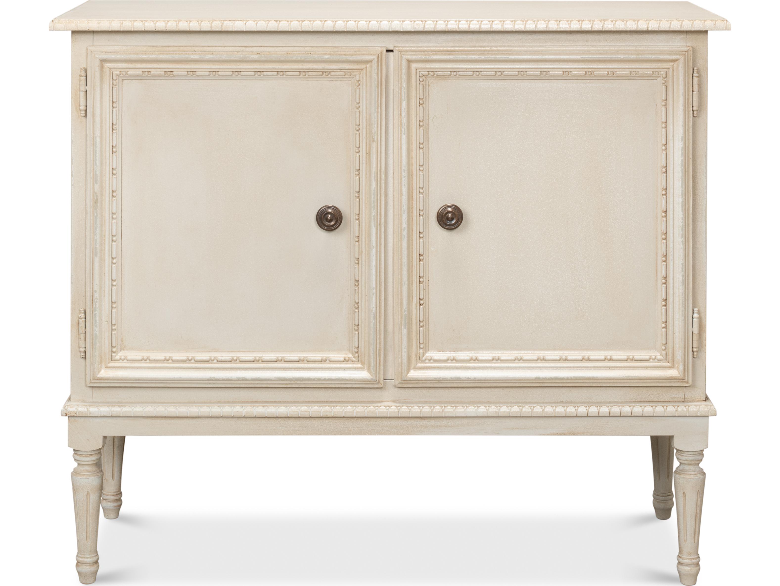 Sarreid Ltd 2 Door Sideboard Bright Lime White