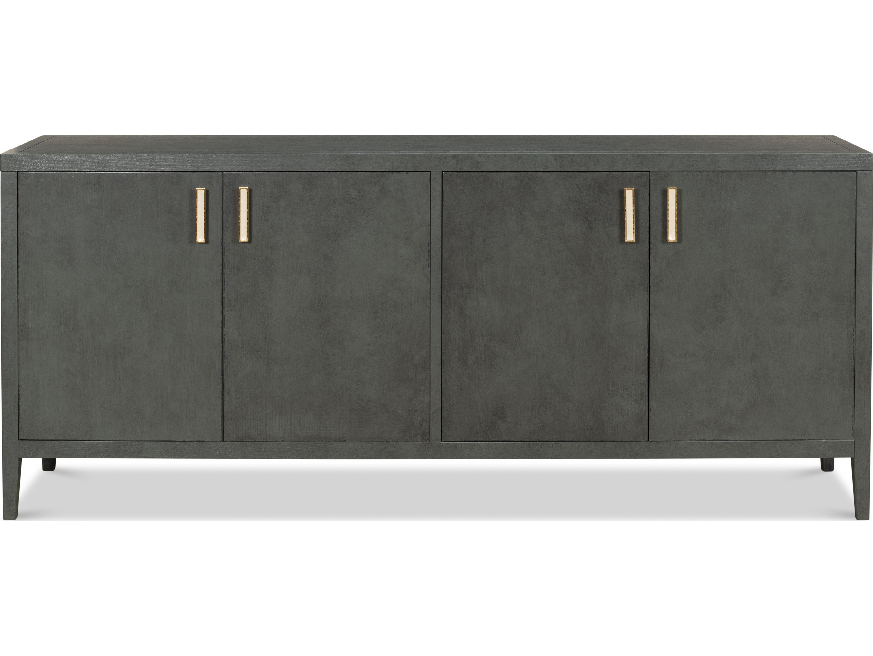 Sarreid Ltd Blanco 4 Door Buffet Stone Grey