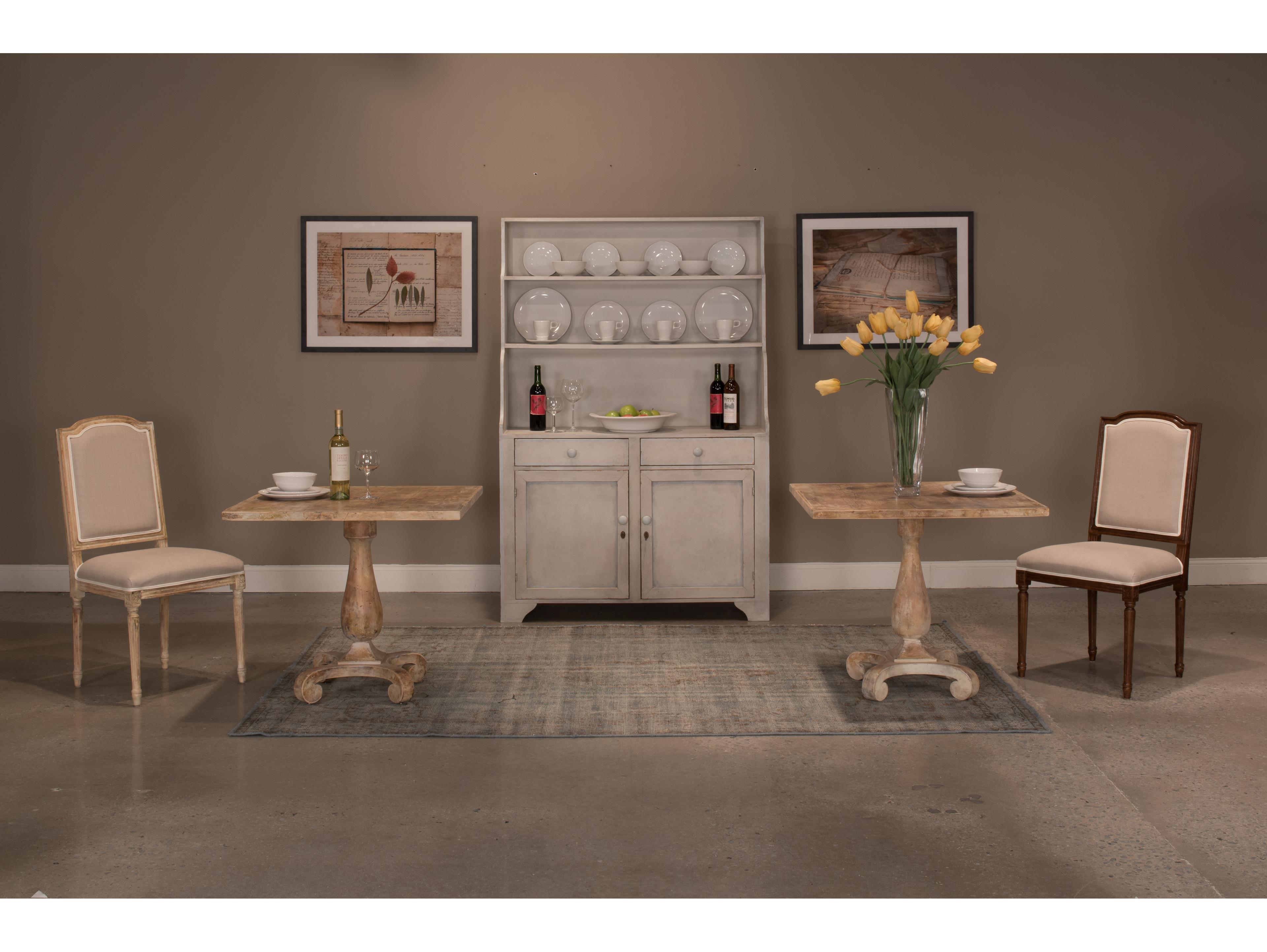 Sarreid Ltd Bistro Table Antique Oak