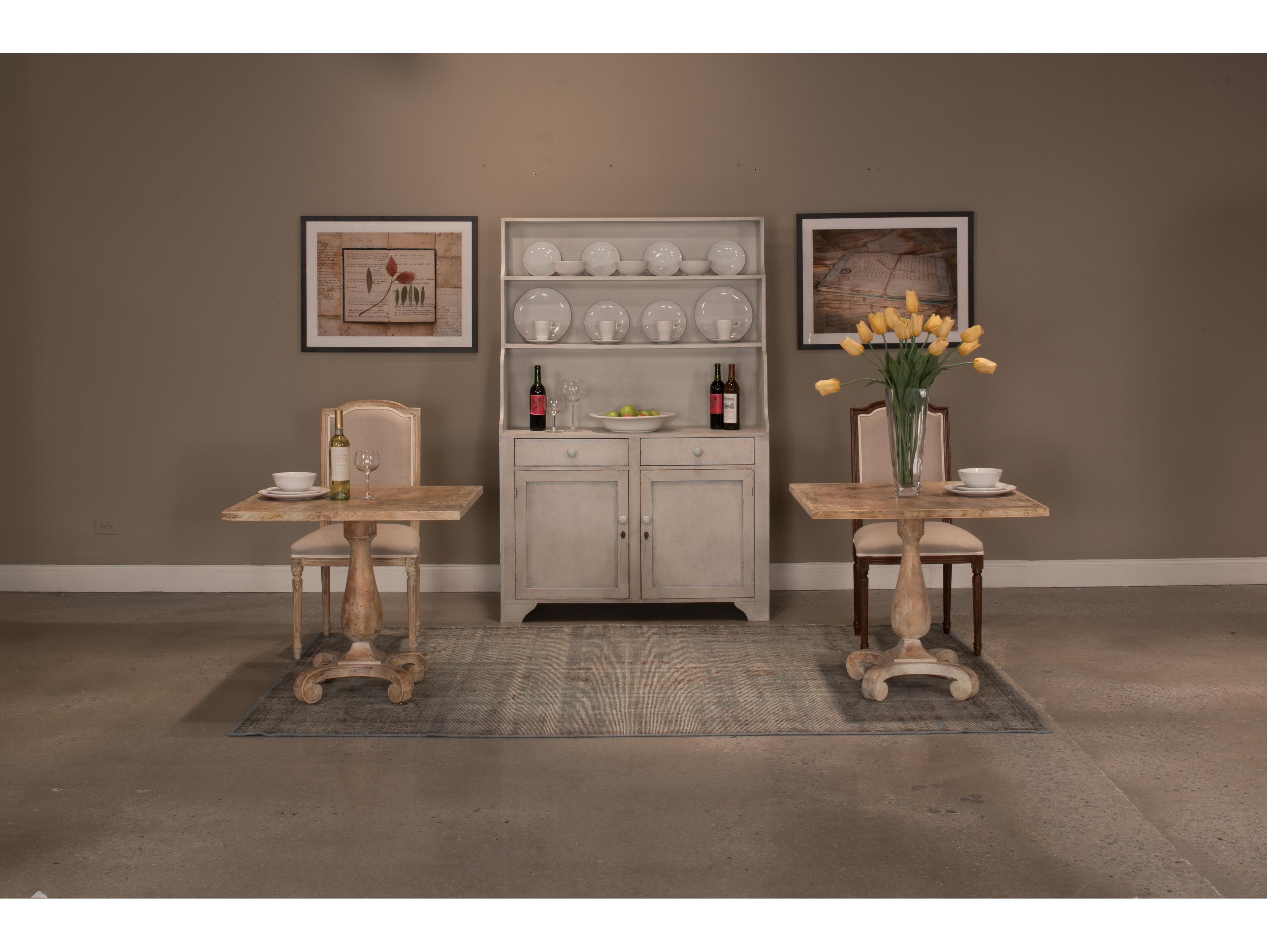 Sarreid Ltd Bistro Table Antique Oak