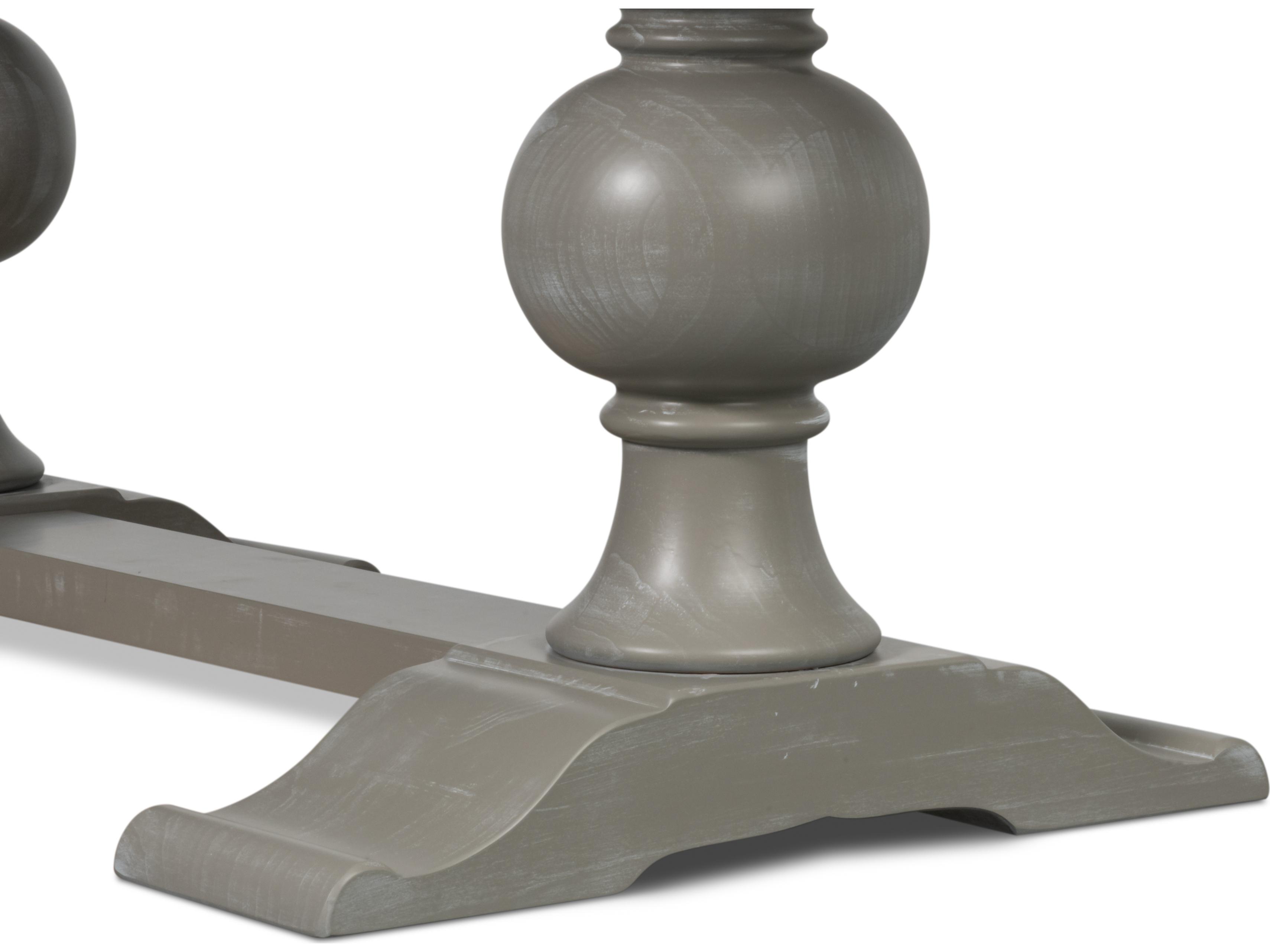 Sarreid Ltd Small Rectangular Porcelain Dining Table