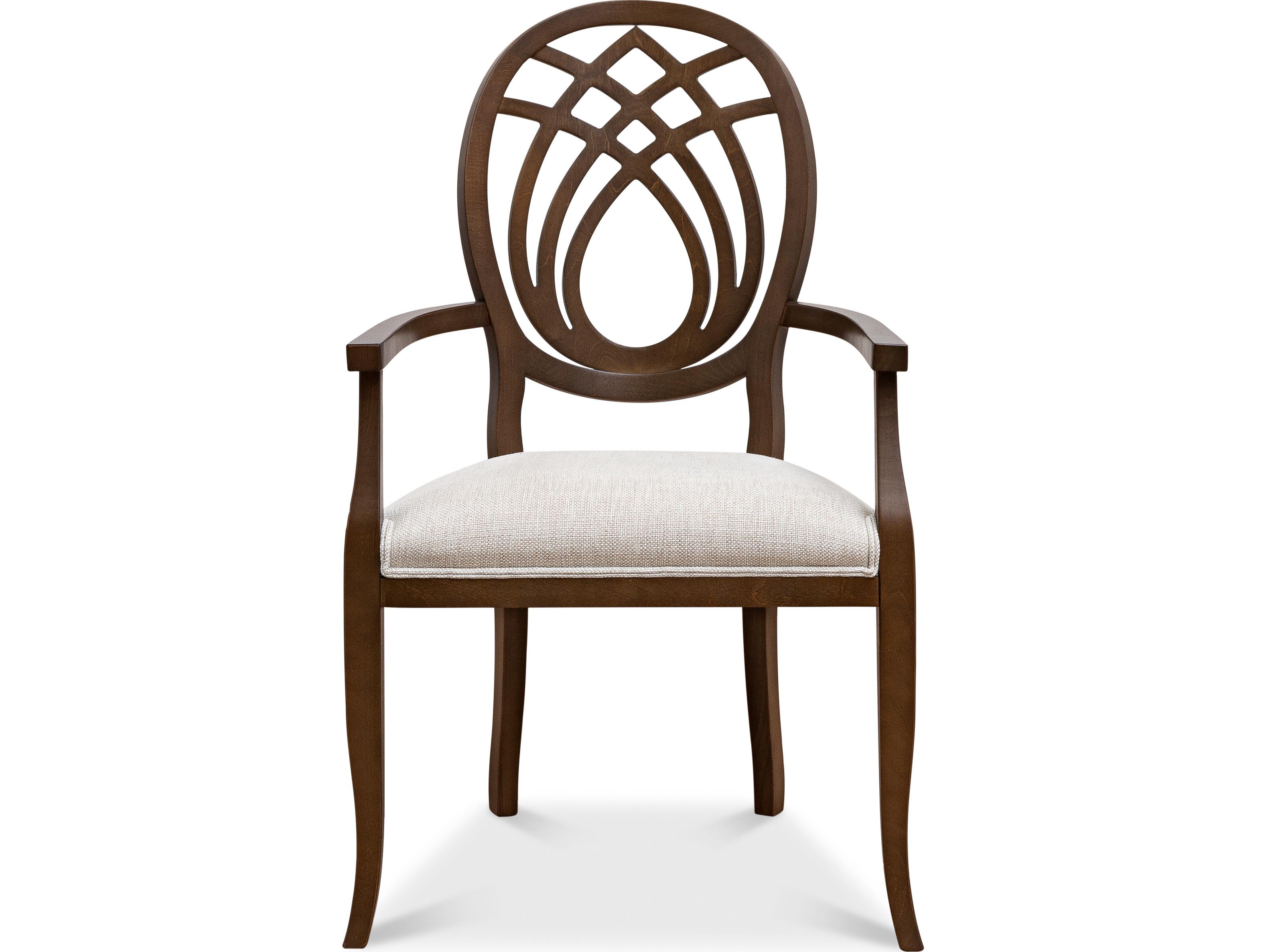 Sarreid Ltd Goccia Arm Chair Driftwood Oatmeal