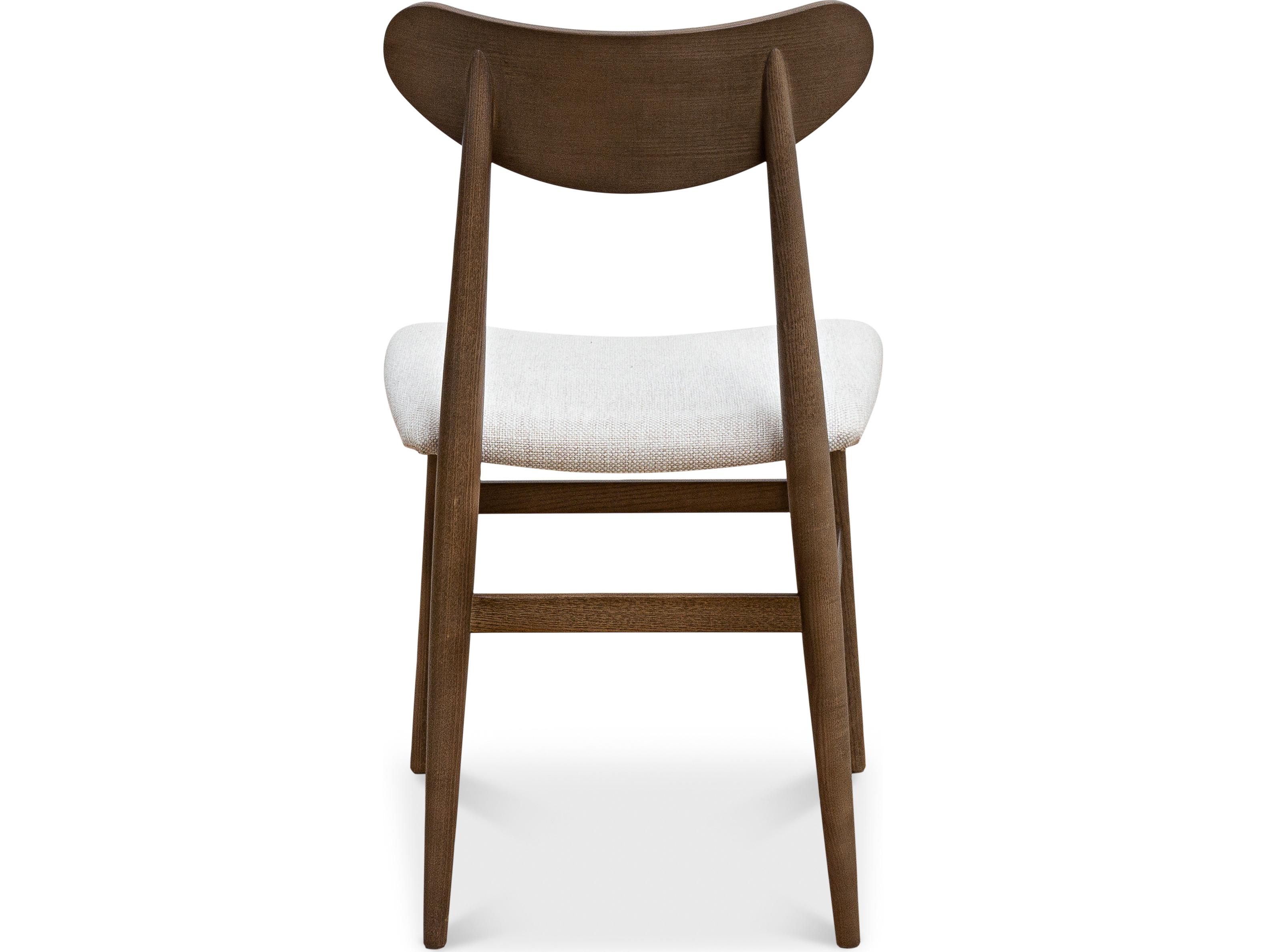 Sarreid Ltd Mid-Century Side Chair Driftwood Oatmeal