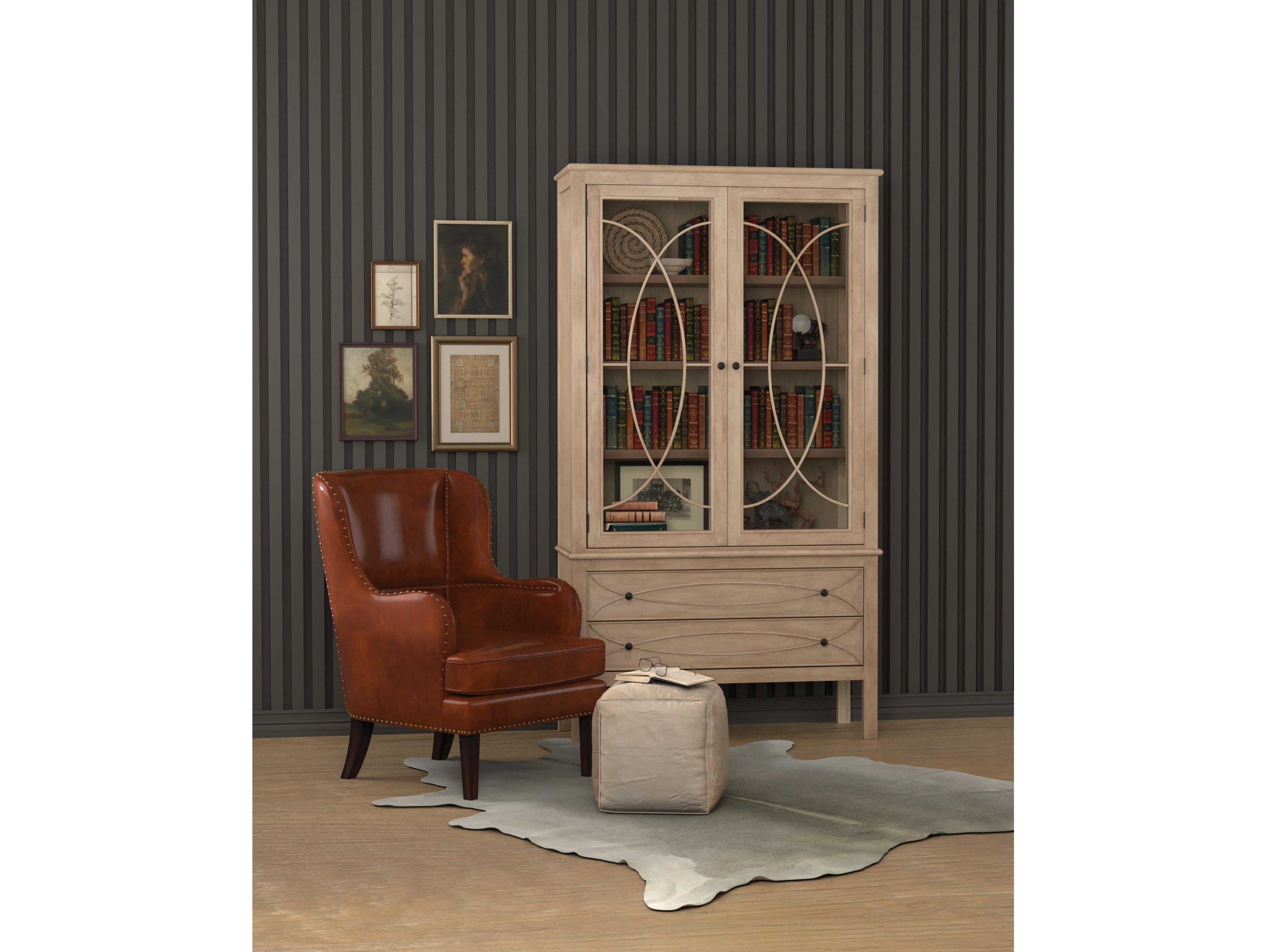 Sarreid Ltd Whitney Chair and Ottoman Set