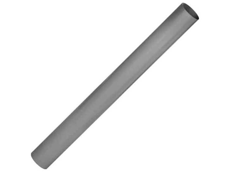 Decoscape Verona Aluminum Kessler Silver Small Round Bar Pole