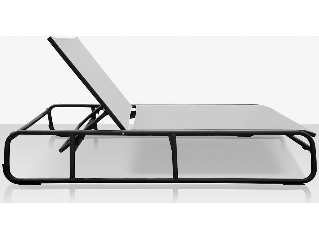 Decoscape Elephant Aluminum Sling Armless Stackable Chaise Lounge