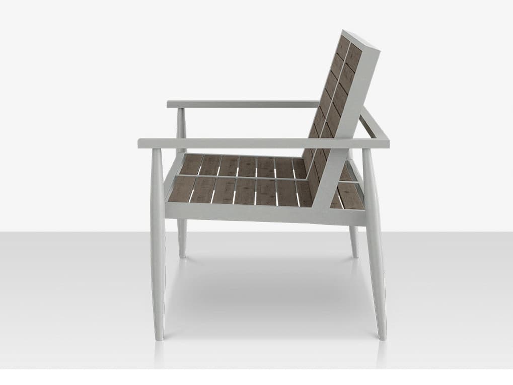 Decoscape Danish Aluminum Composite Slatted Loveseat