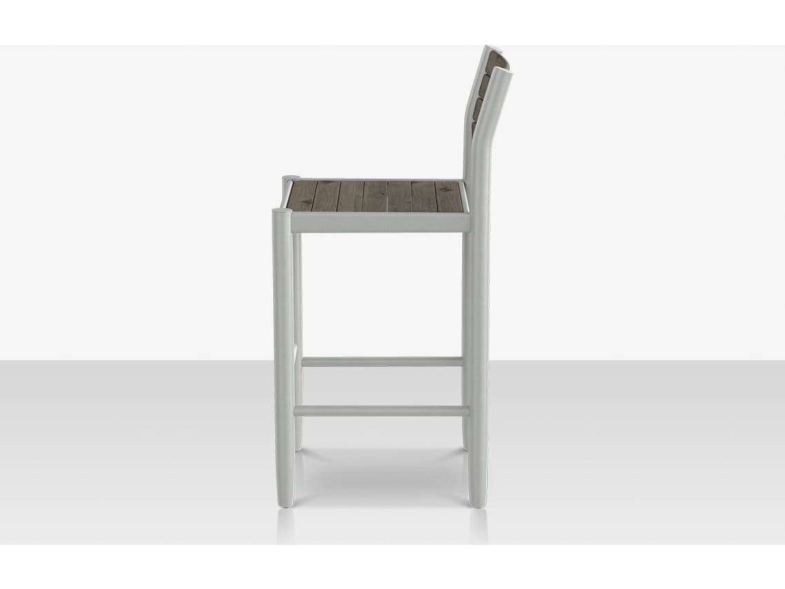 Decoscape Danish Aluminum Composite Slatted Bar Side Chair