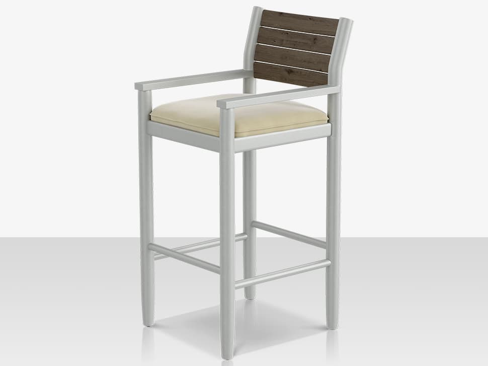 Decoscape Danish Aluminum Sling Strap Bar Arm Chair