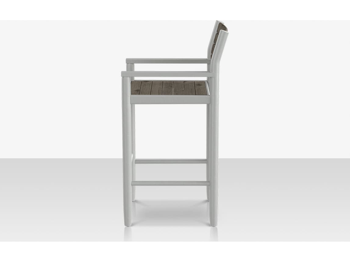 Decoscape Danish Aluminum Composite Slatted Bar Arm Chair