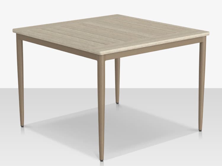 Decoscape Danish Aluminum Square Small Dining Table