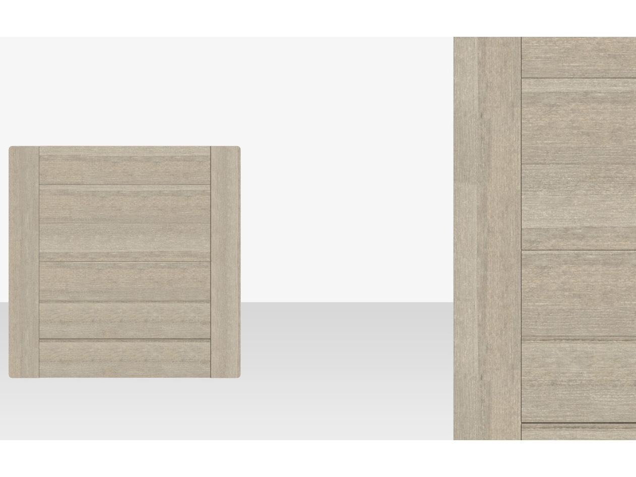 Decoscape Danish Aluminum Square Small Dining Table