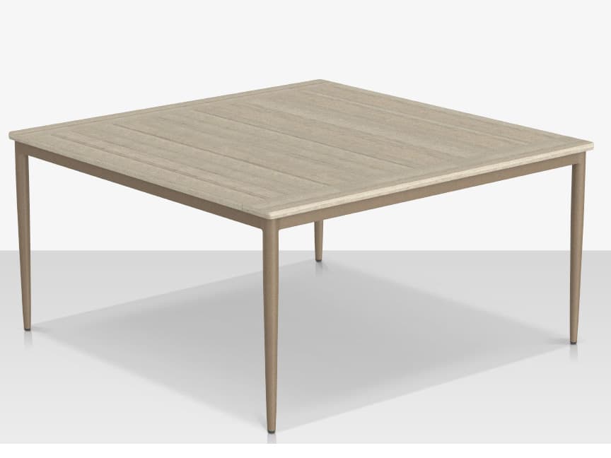 Decoscape Danish Aluminum Square Large Dining Table