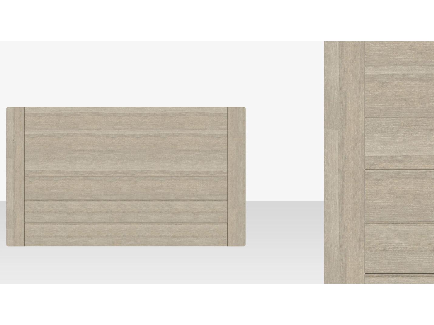 Decoscape Danish Aluminum Rectangular Small Dining Table