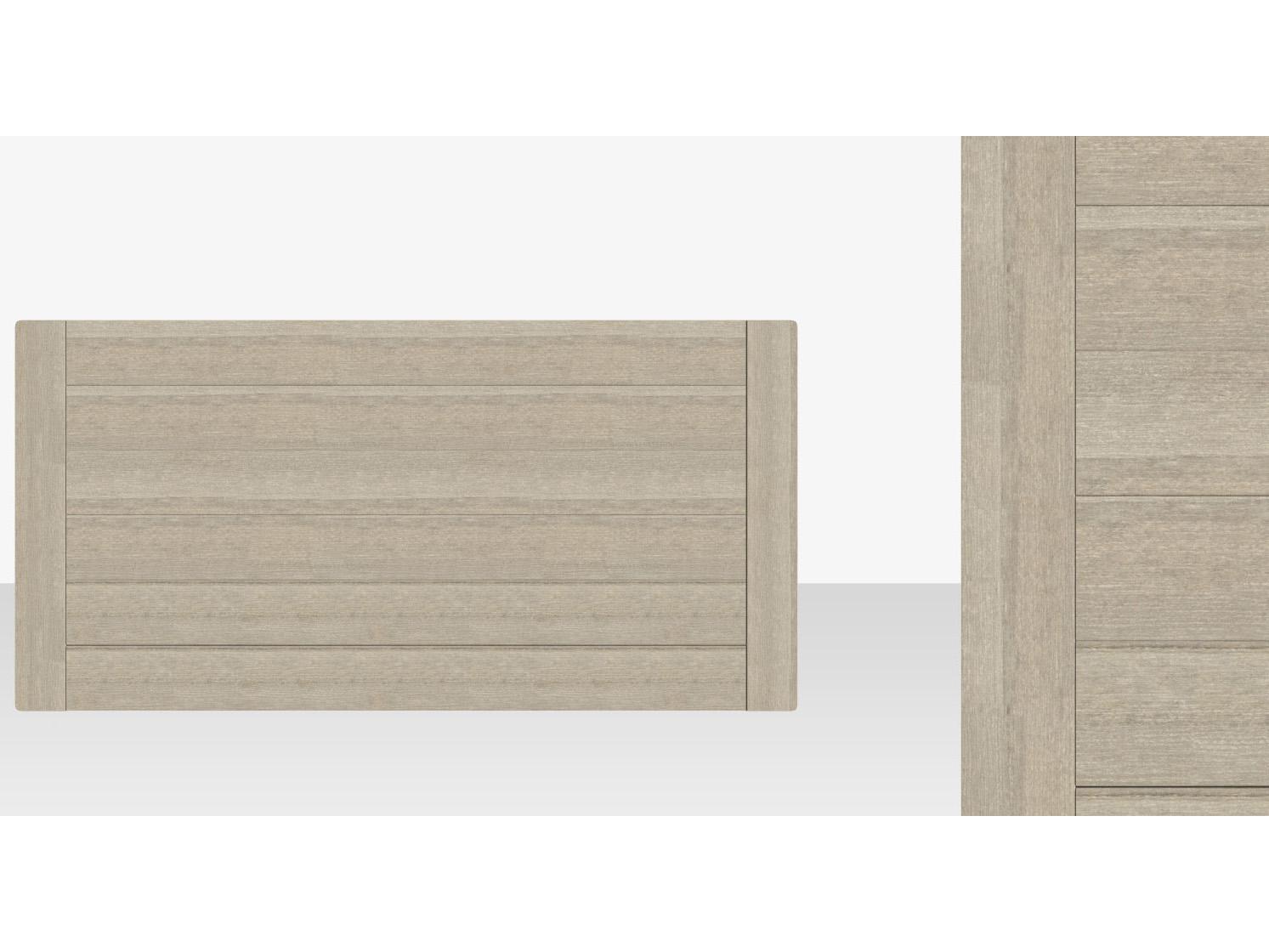 Decoscape Danish Aluminum Rectangular Large Dining Table