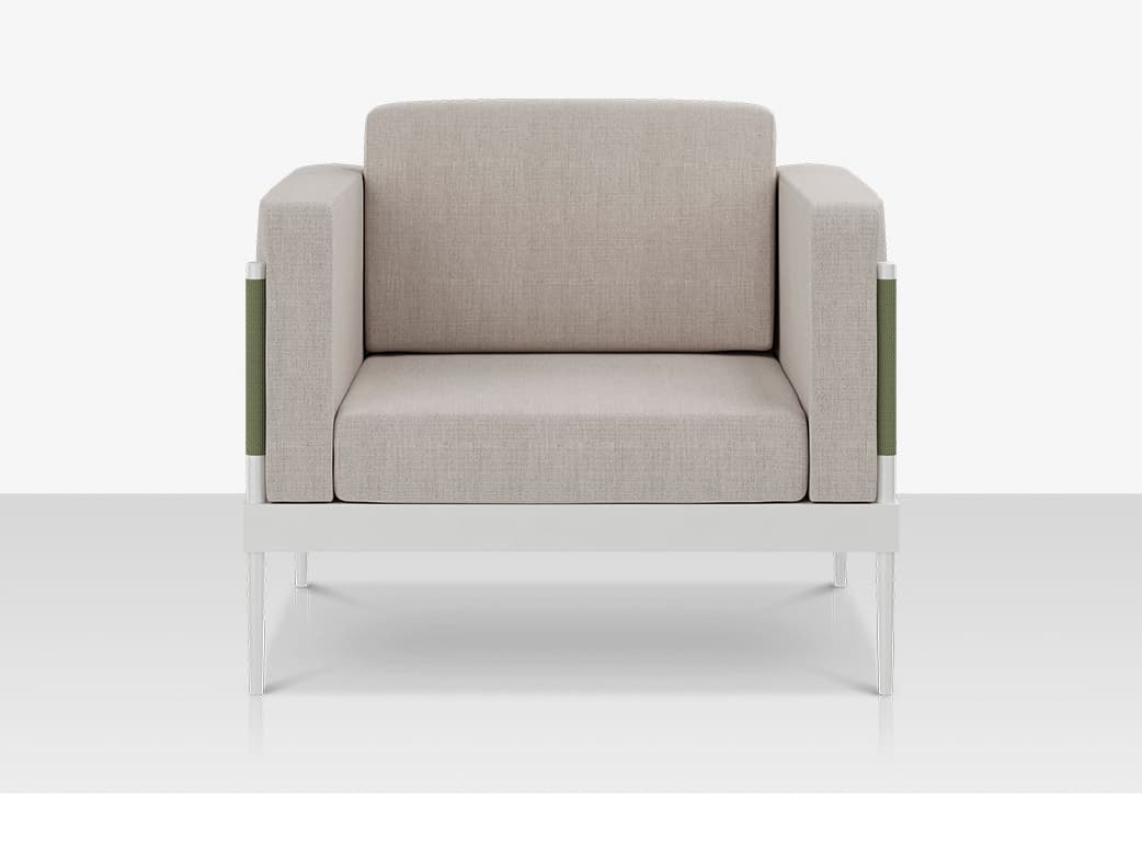 Decoscape Oliver Aluminum Cushion Lounge Chair