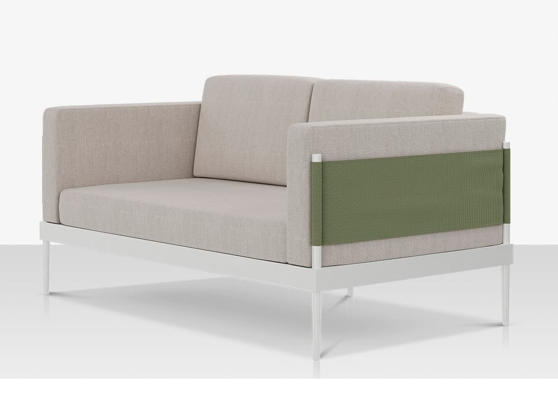 Decoscape Oliver Aluminum Cushion Loveseat
