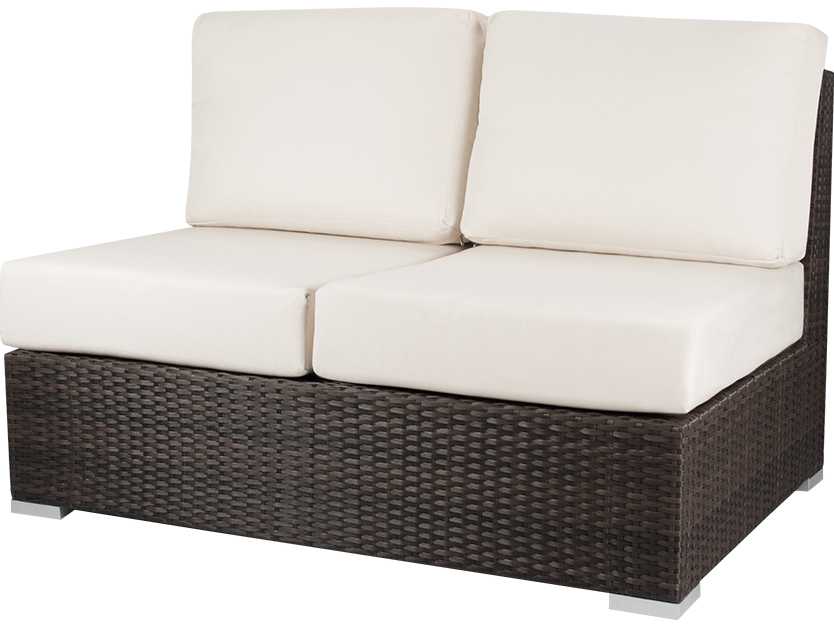 Decoscape Lucaya Quick Ship Wicker Modular Loveseat