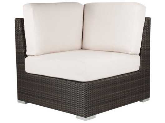 Decoscape Lucaya Wicker Square Corner Lounge Chair