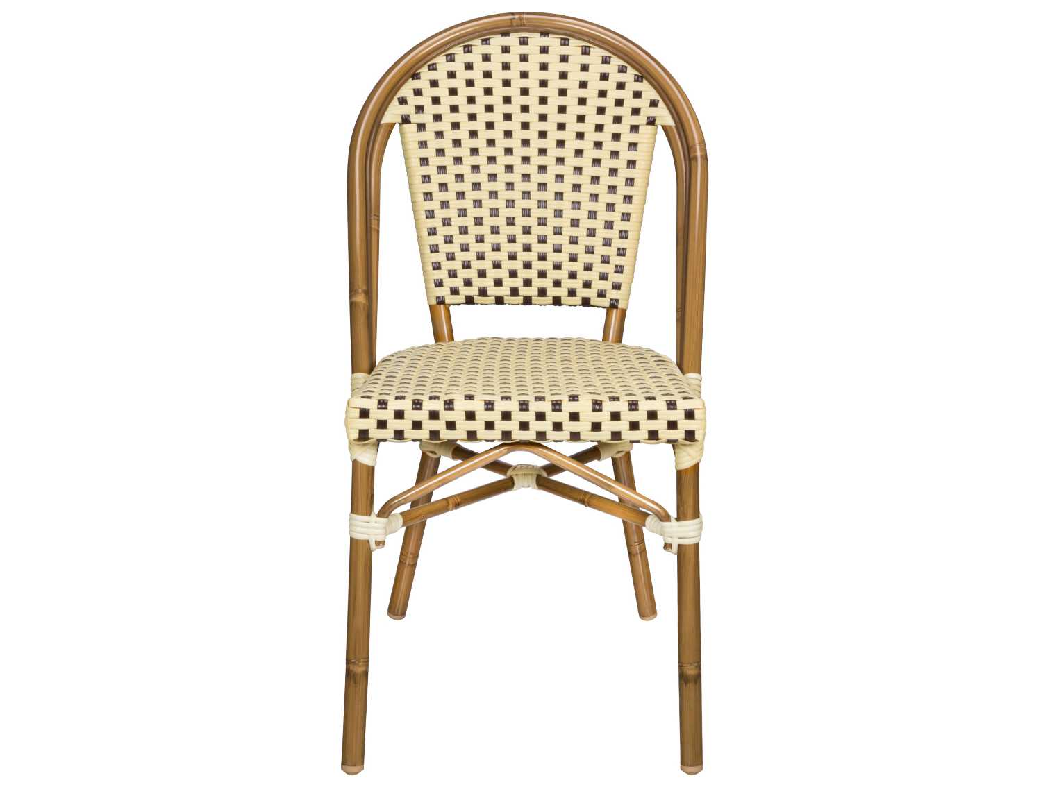 Decoscape Paris Quick Ship Aluminum Stackable Dining Side Chair