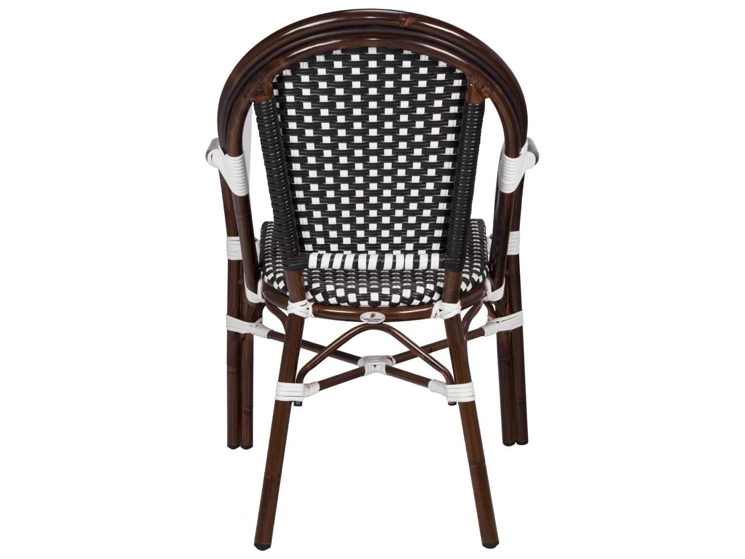 Decoscape Paris Aluminum Stackable Dining Arm Chair