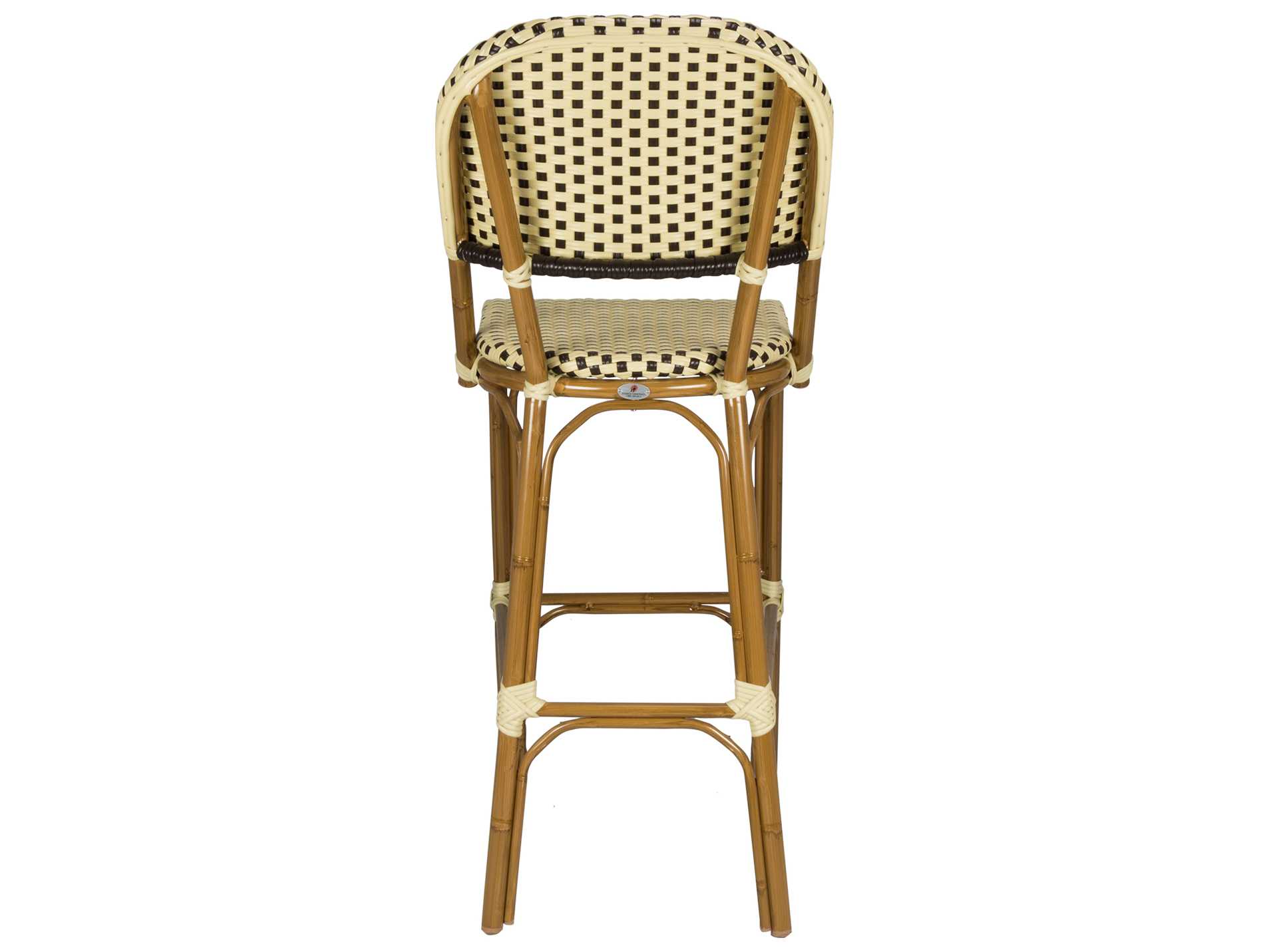 Decoscape Paris Aluminum Stackable Bar Side Chair