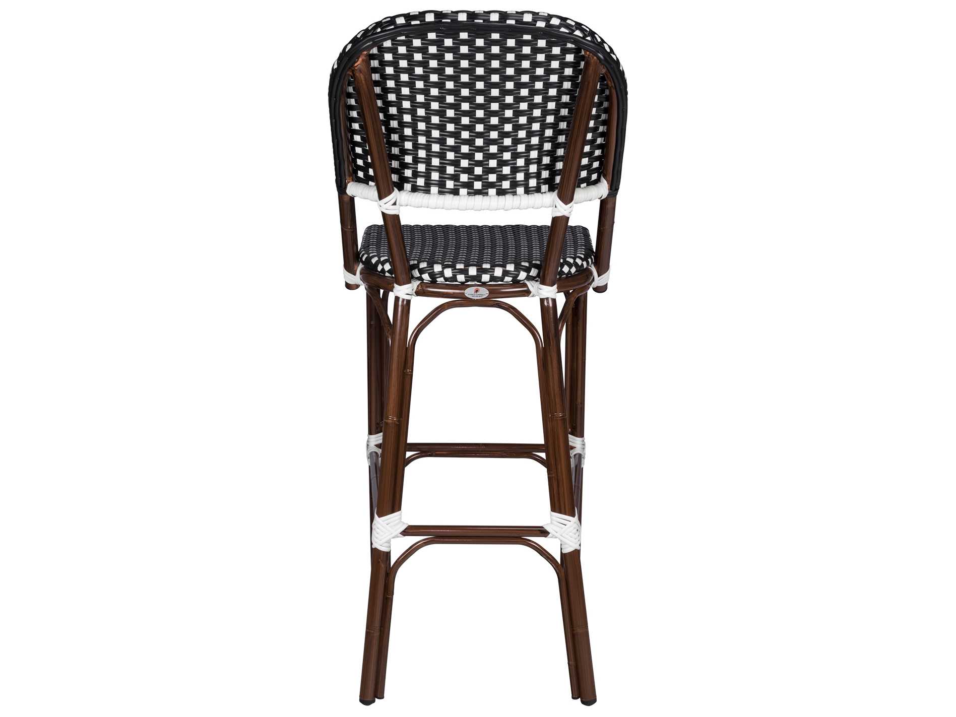 Decoscape Paris Quick Ship Aluminum Stackable Bar Side Chair