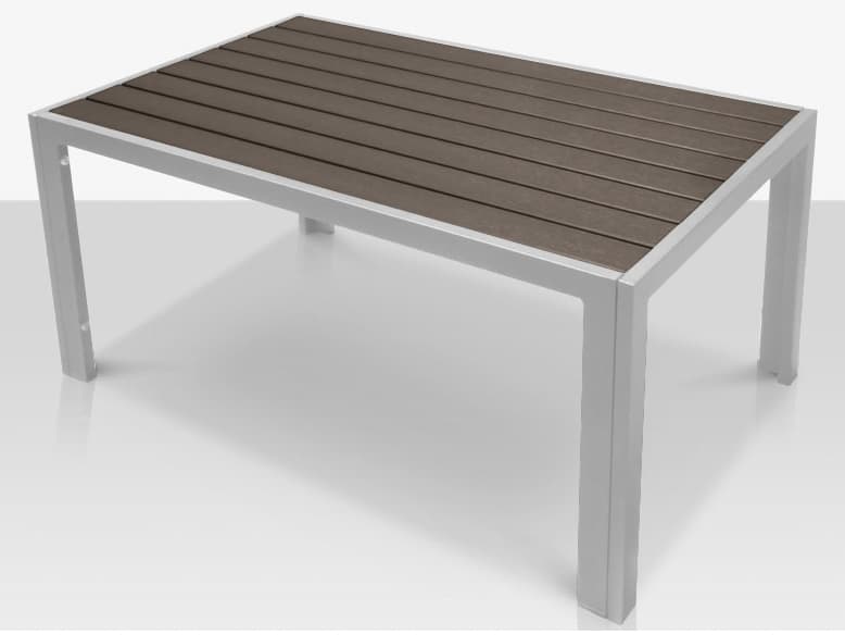Decoscape Napa Aluminum Rectangular Coffee Table