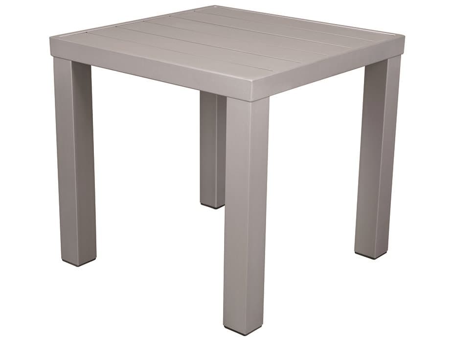 Decoscape Fusion Aluminum Square End Table