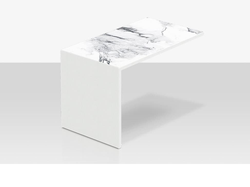 Decoscape MOD Aluminum Rectangular C Side Table