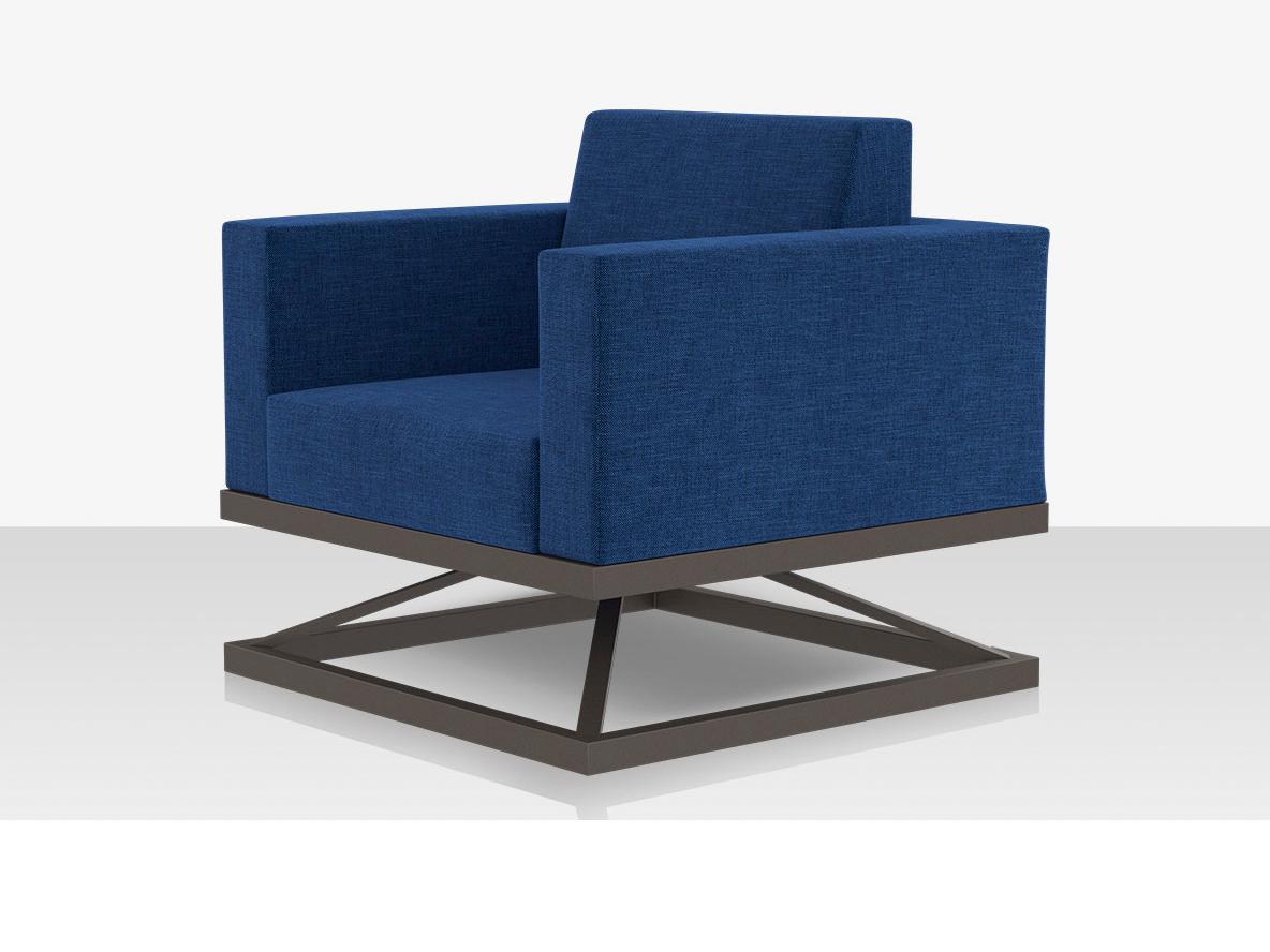 Decoscape South Beach Aluminum Swivel Lounge Chair