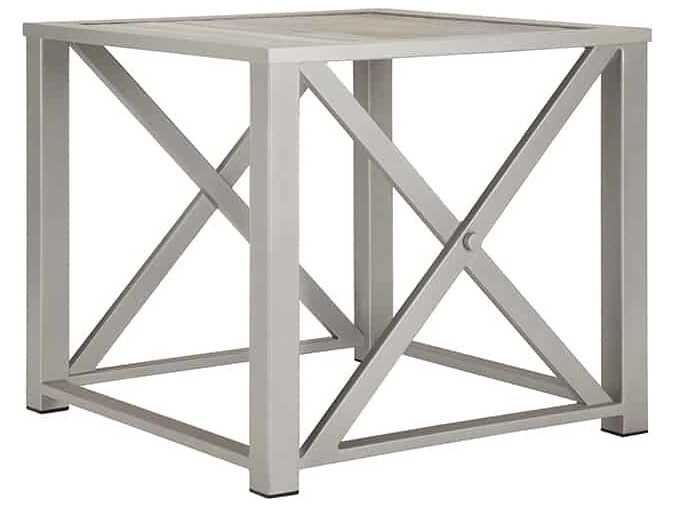 Decoscape Dynasty Aluminum Square End Table