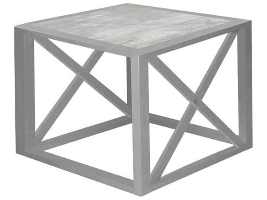 Decoscape Dynasty Aluminum Square End Table