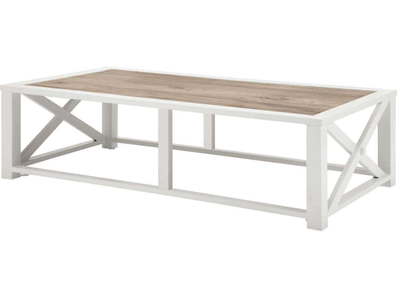 Decoscape Dynasty Aluminum Large Rectangular Coffee Table