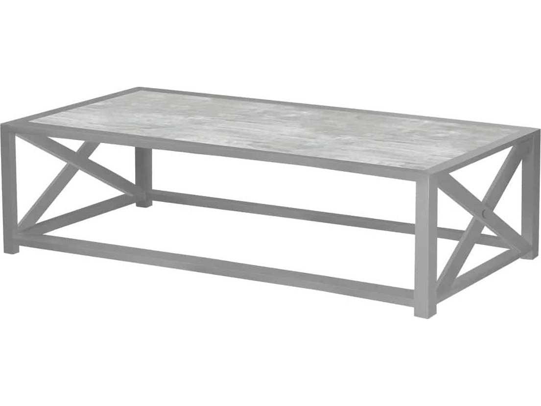 Decoscape Dynasty Aluminum Rectangular Coffee Table