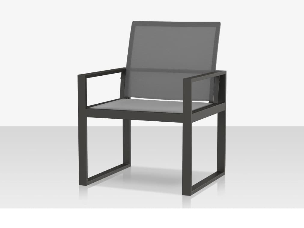 Decoscape Iconic Aluminum Sling High Back Lounge Chair