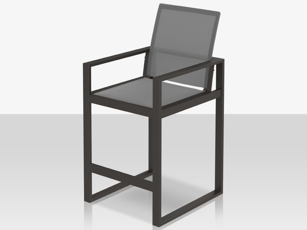 Decoscape Iconic Aluminum Sling Highback Bar Arm Chair