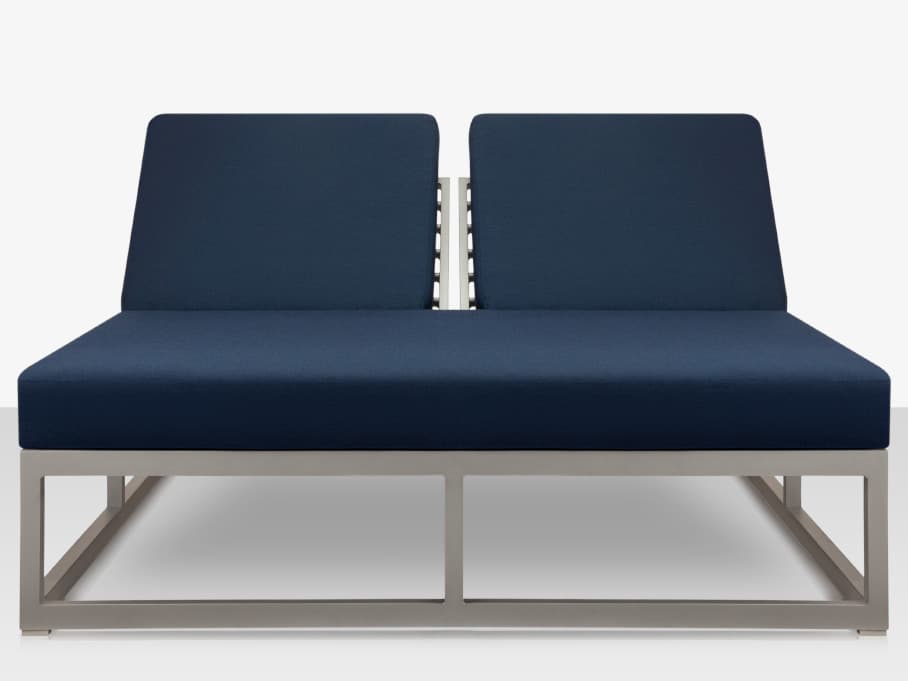 Decoscape Iconic Aluminum Double Chaise Lounge