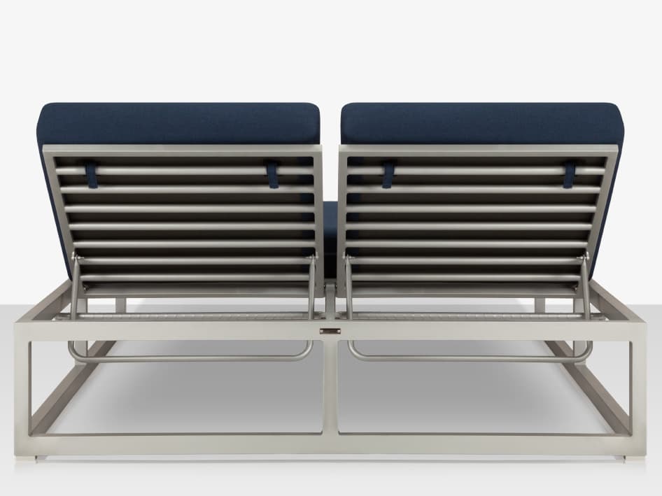 Decoscape Iconic Aluminum Double Chaise Lounge