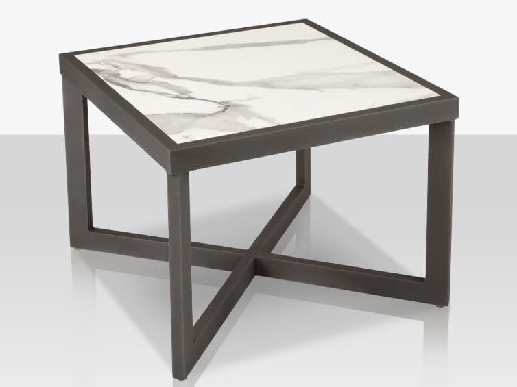 Decoscape Iconic Aluminum Large Square Side Table